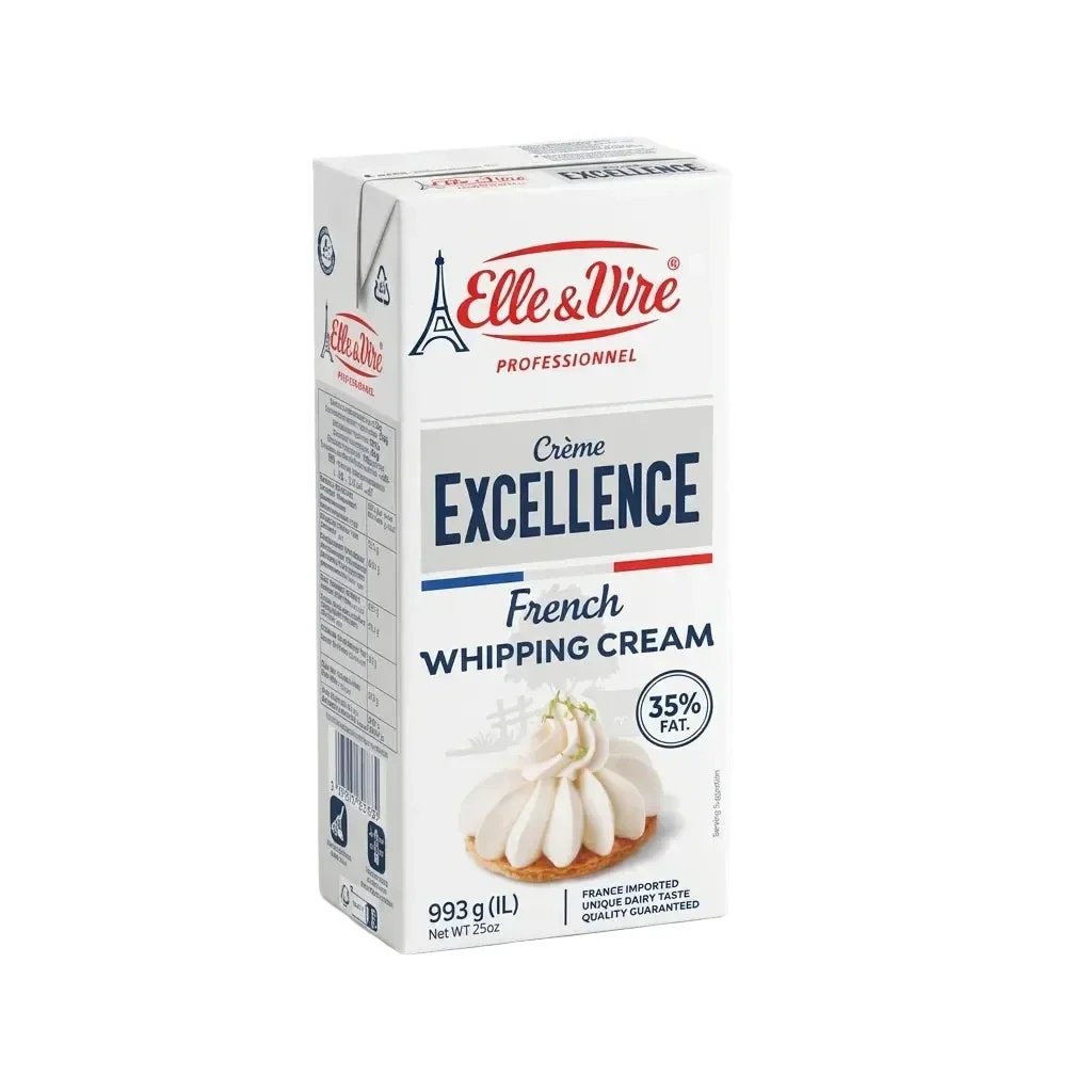 （🌟批發） 鐵塔牌淡忌廉1公升 x12 Elle&Vire Whipping Cream 1Lit x12