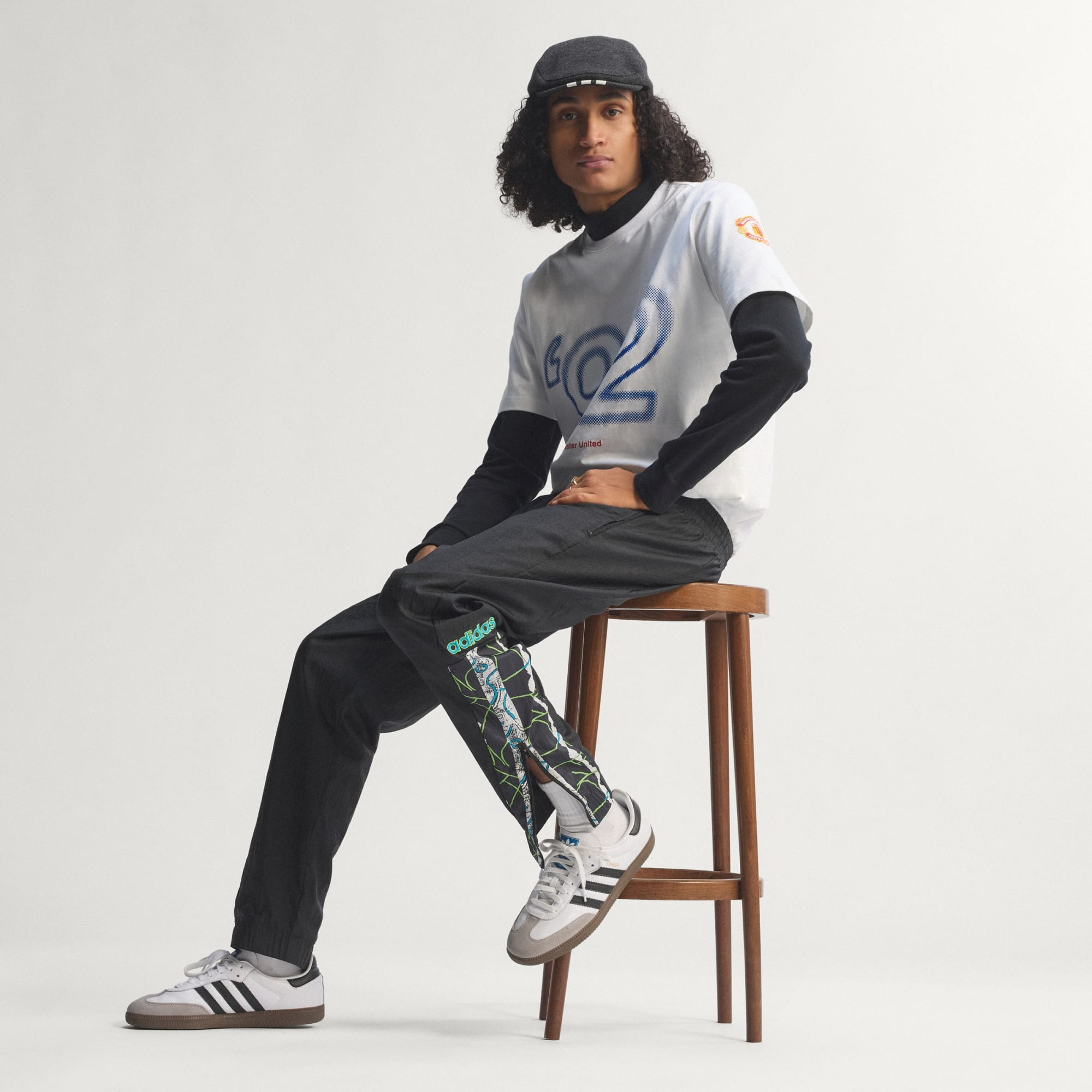 經典休閒美學  ⚽ Adidas Originals Manchester United 曼聯 1991/92 運動長褲 JD5816