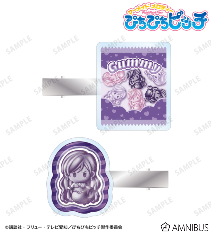 《Pre-Order》軟糖 petit-sserie Hair Clip Set｜唱K小魚仙 Pichi Pichi Pitch AMNIBUS 商品 (26PP33-P)