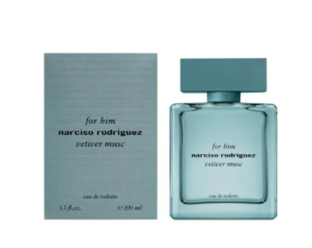Narciso Rodriguez For Him Vetiver Musc 男士淡香水 ｜全球免稅正品・質感大地與沉穩麝香的完美交織！