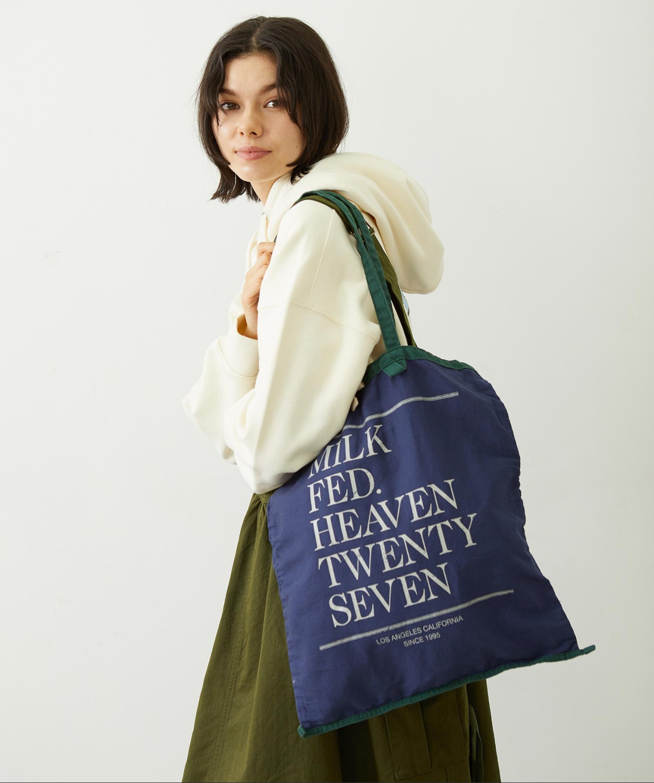 MILKFED. Logo tote bag