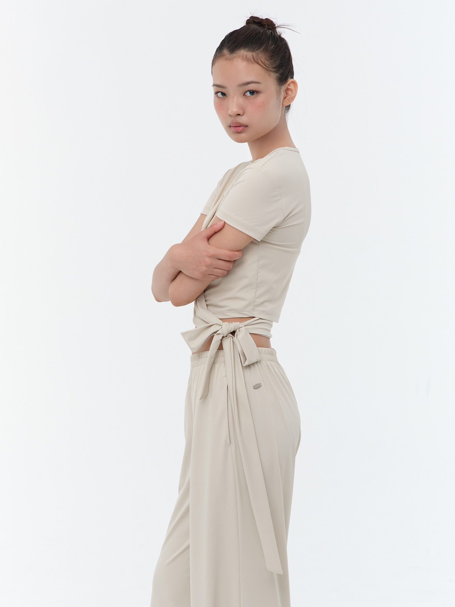 預購_Cooling Banding Wide Pants  by Conch
