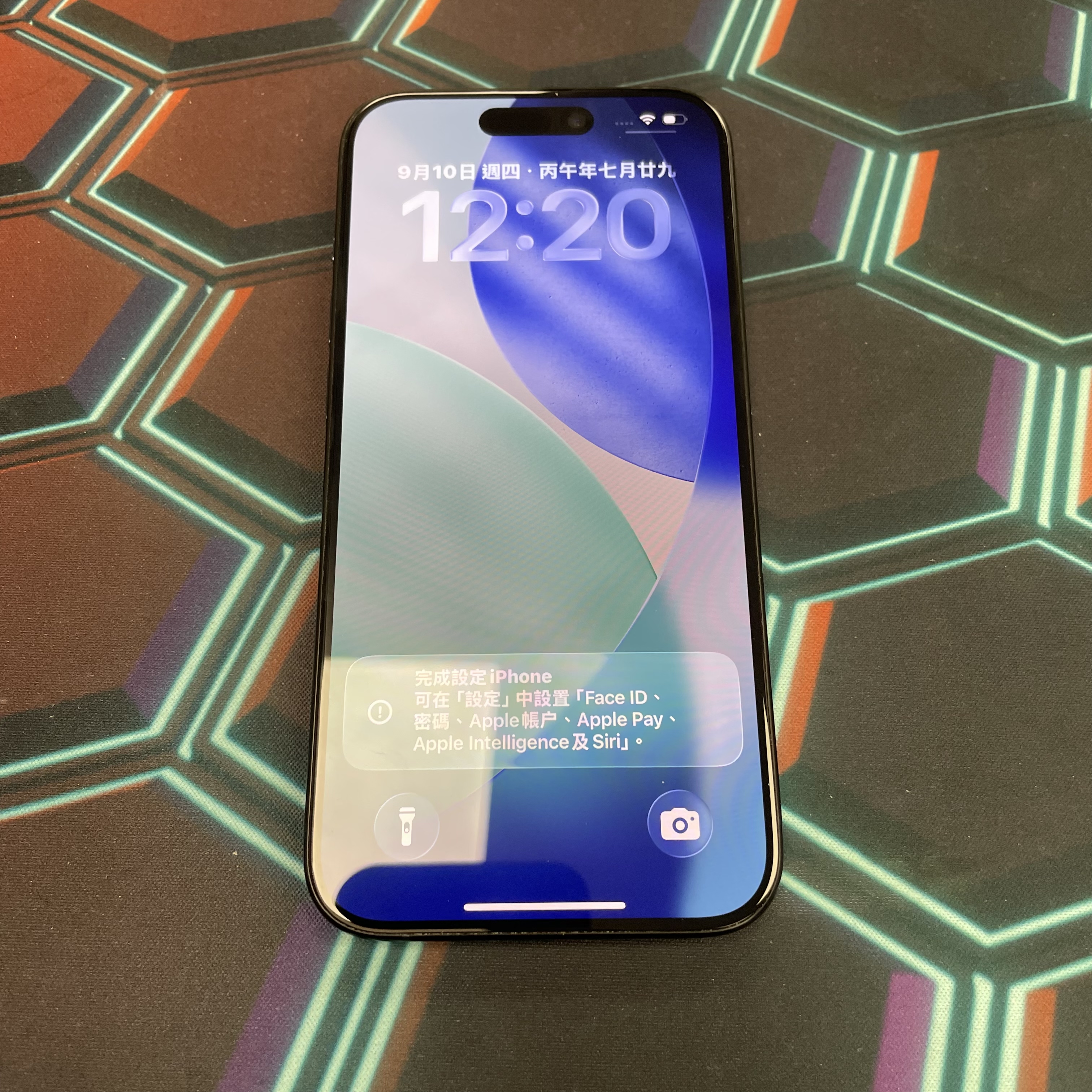 *7861 15 pro 完美機 256GB 電82 藍色 blue