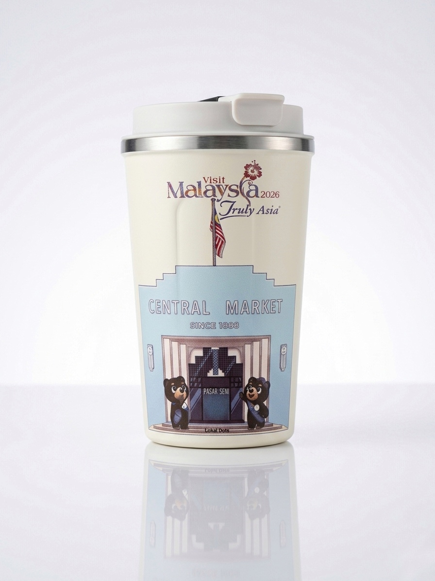 LDVM16 - Thermal Tumbler 380ml Central Market