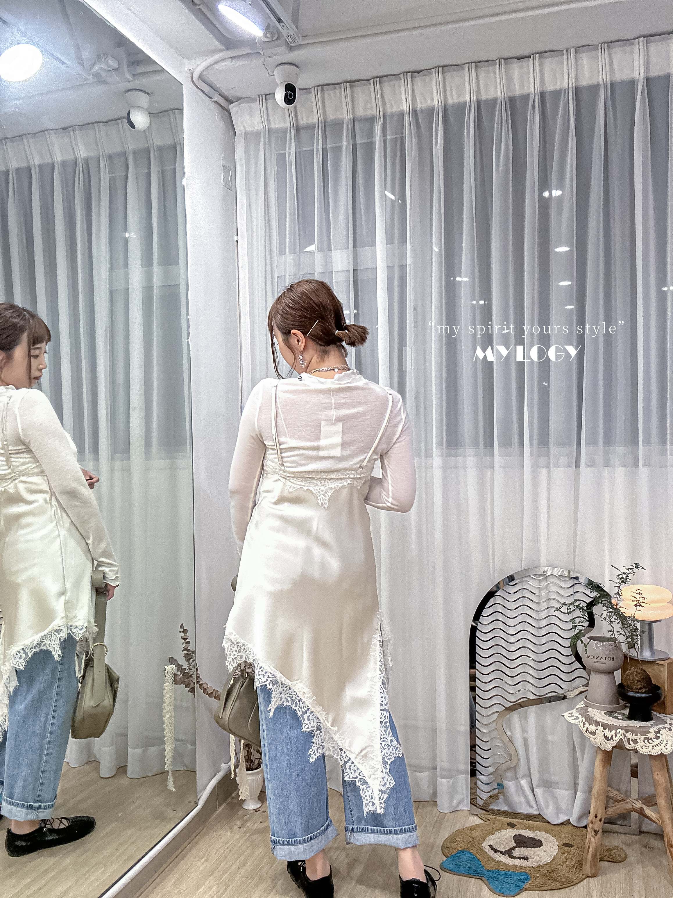 基本款和內搭～Double RUFFLE 素棉TEE NK0001