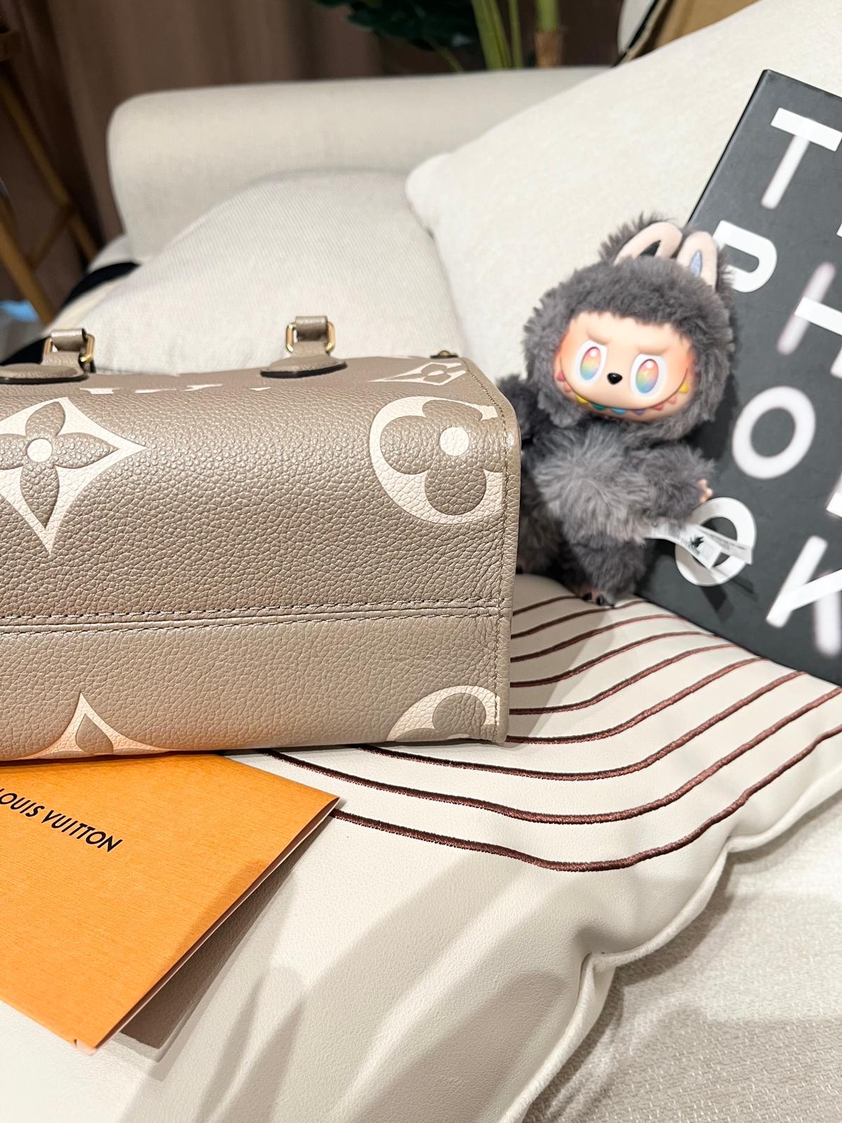 Lv OnTheGo pm M45779 Empreinte Calfskin 牛皮 100%Authentic, 98%New ✅NFC✅收據✅Dust bag✅Box