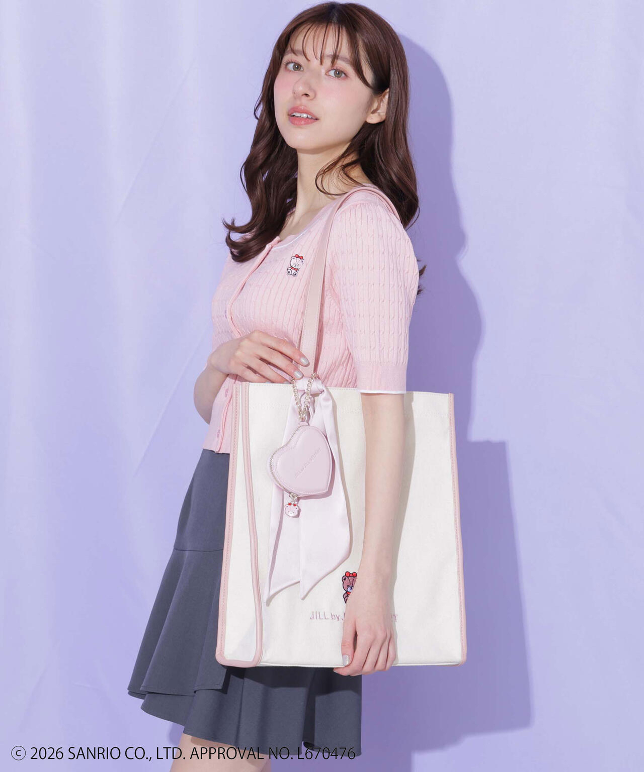 🎀【預訂】 JILL by JILL STUART Tiny Chum Collaboration Pouch Charm - Pink