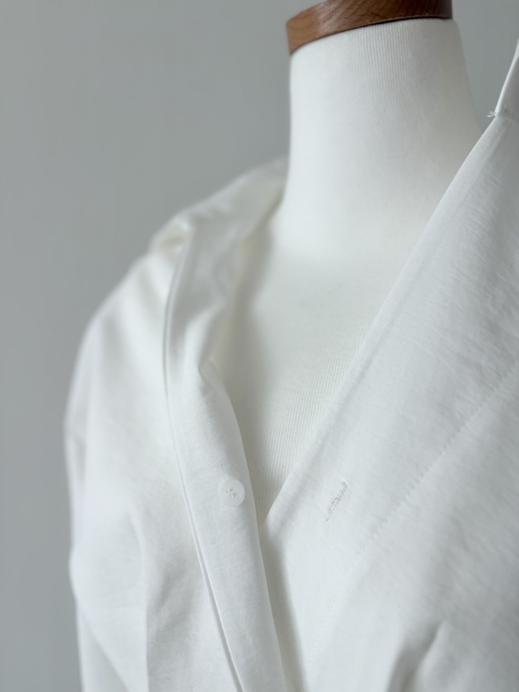 The Madeleine Belted Dress (White)