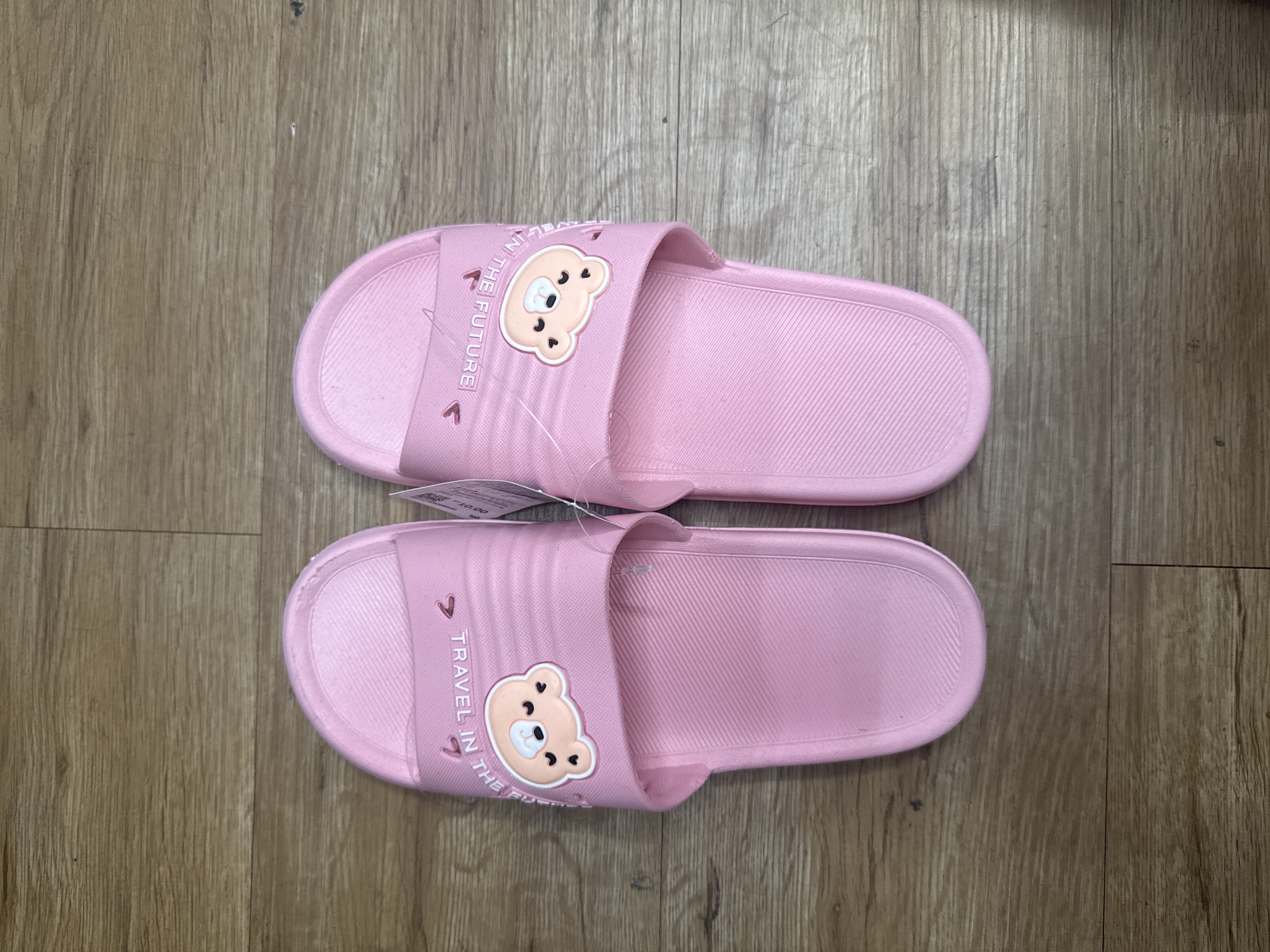 88400 拖鞋 熊粉 36-37