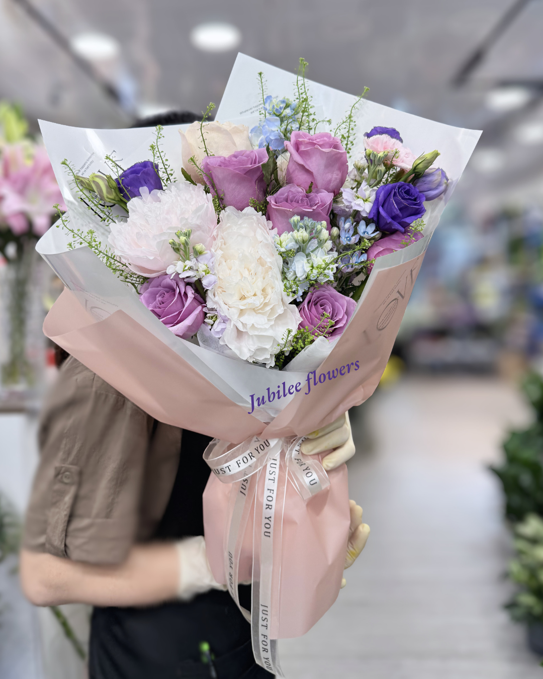 玫瑰· 芍藥混搭花束