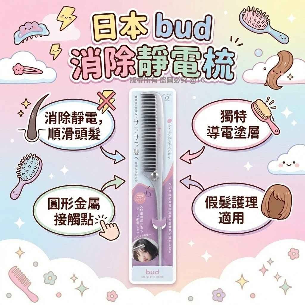 bud 消除靜電梳 - 03260203