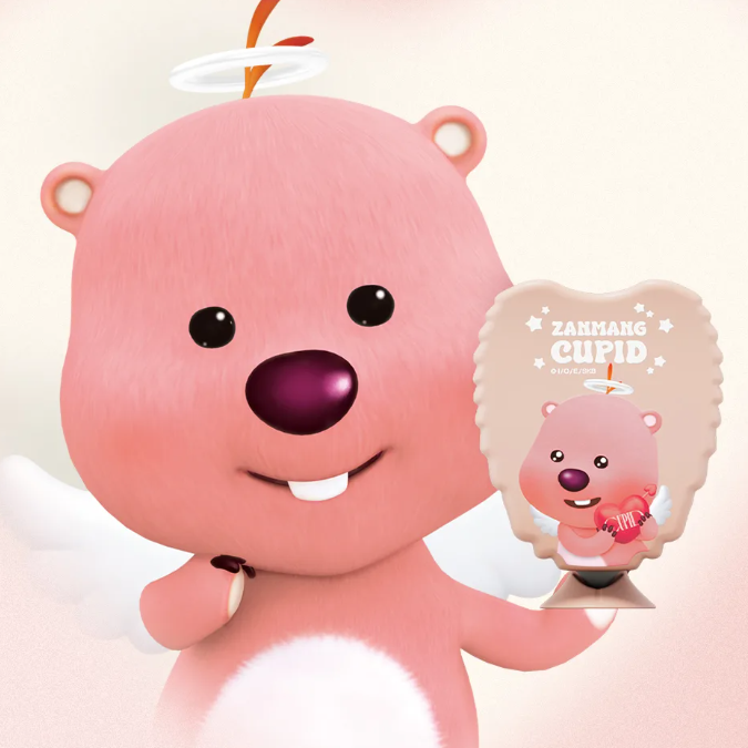 [Zanmang Loopy (잔망루피) x Tangle Angel] Cupid Hair Brush 