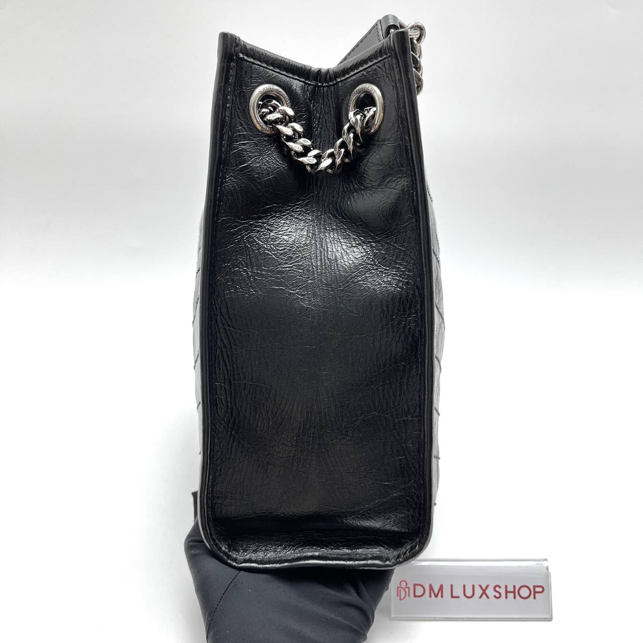 YSL Niki Shopping Tote Black SHW