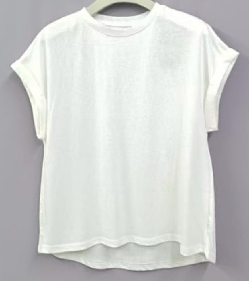 #2090 淨色全棉Top