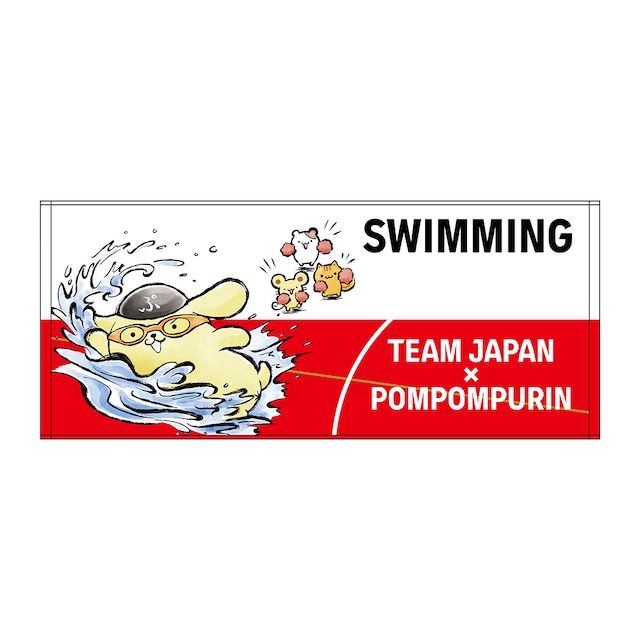 ✨商品代購服務需補運費✨TEAM JAPAN x 布甸狗 運動毛巾