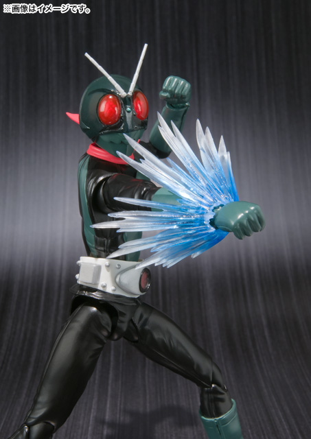 (包裝盒背有微凹) (行版) Bandai S.H.Figuarts 幪面超人 櫻島1號 SHF Kamen Rider 1 (Sakurajima Ver.) (2013)