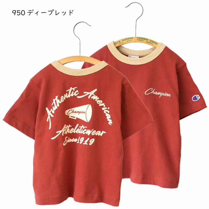 🆕【⭐訂購⭐】🌀 🇯🇵 日本直送 #Champion 寛鬆版型 復古風 草書刺繡 短袖Tee［3款選］🌀 [ELDA-0186]