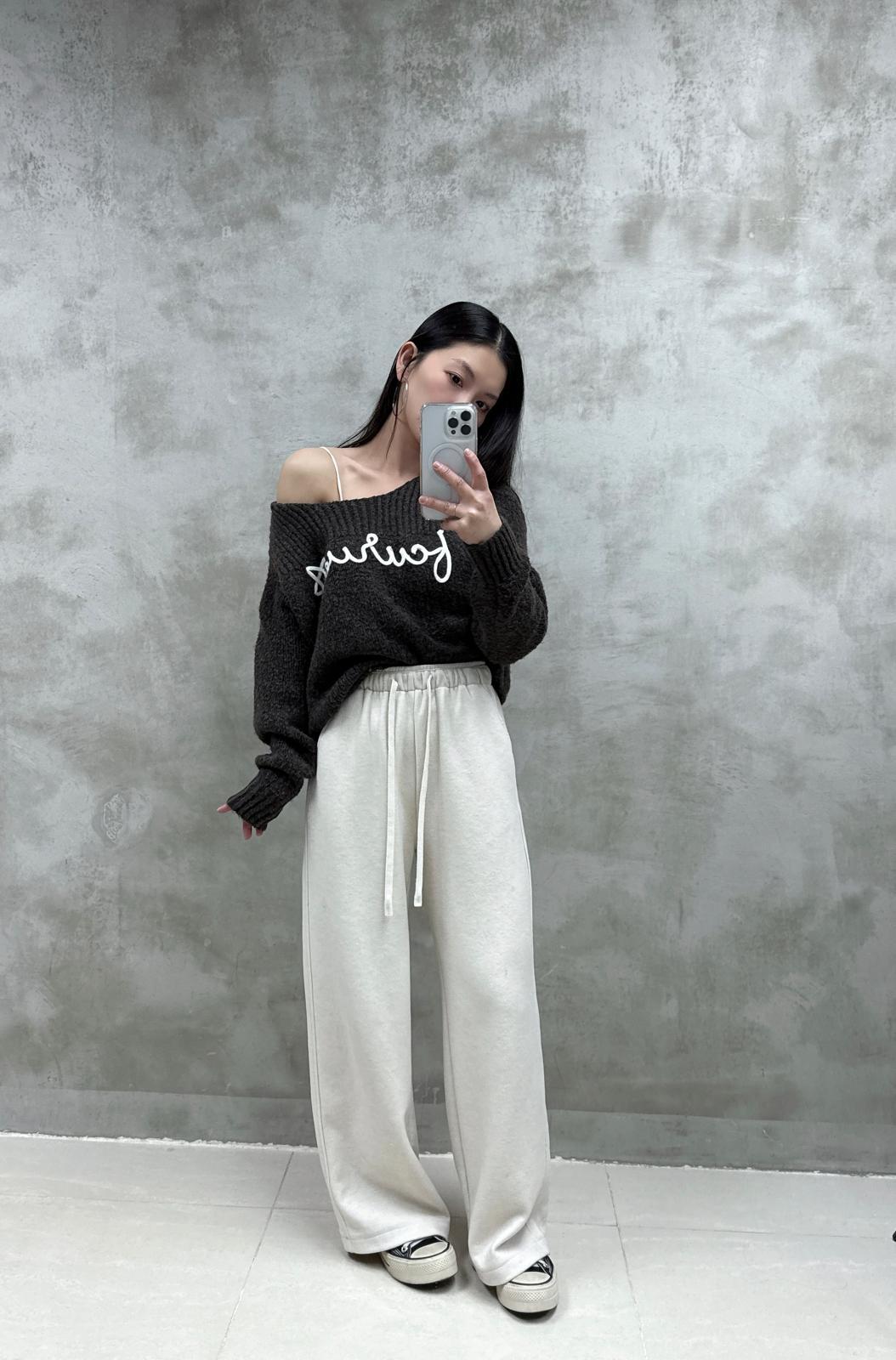 BB冷立體繩英文字Top