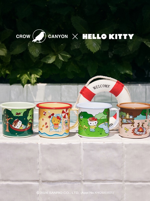 韓國 Sanrio - Hello Kitty x crow canyon Tanning 碗碟系列