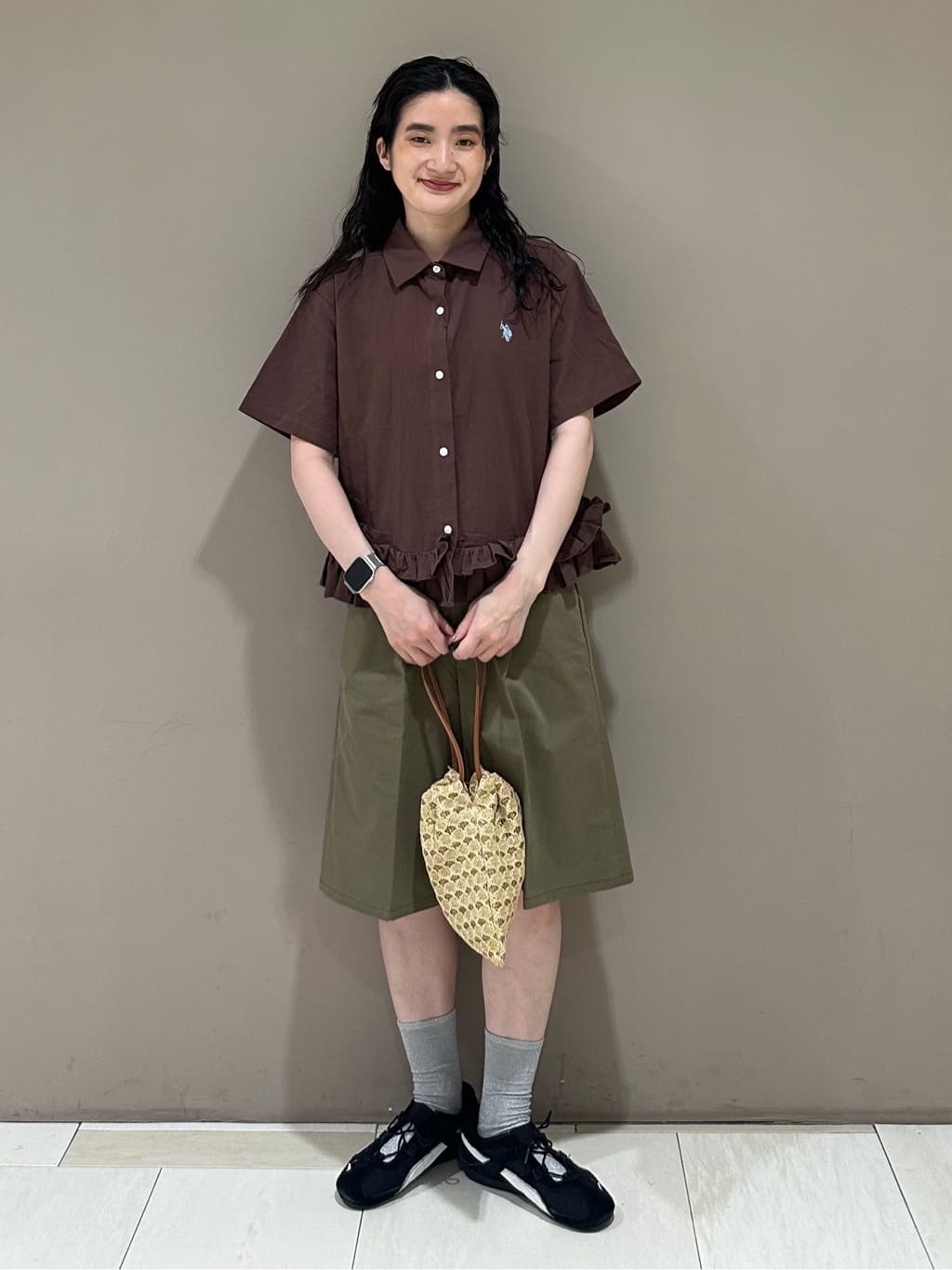 U.S. POLO ASSN荷葉邊恤衫