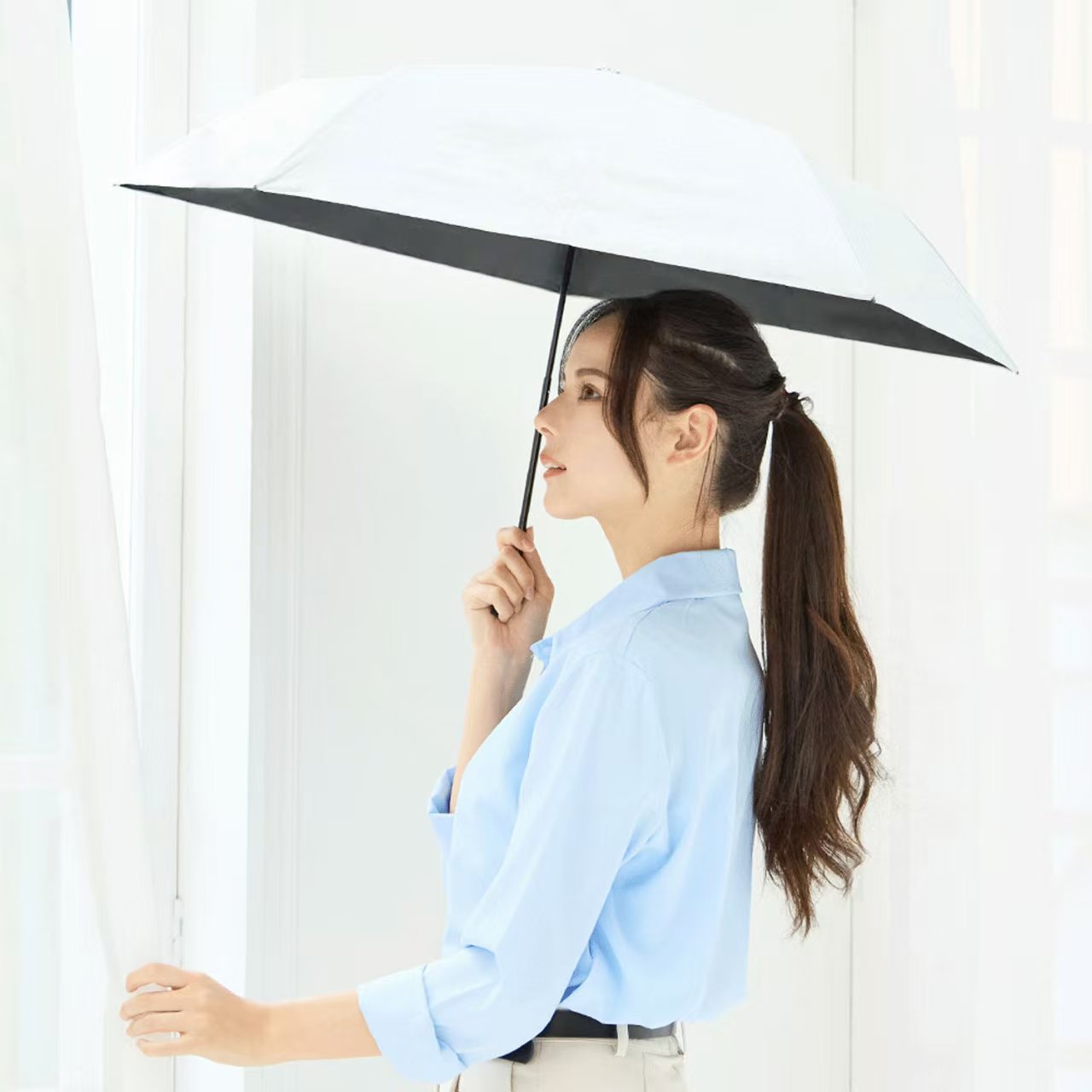 晴雨兩用！日本直送 超輕量防 UV  Air Plus 縮骨遮｜50cm 
