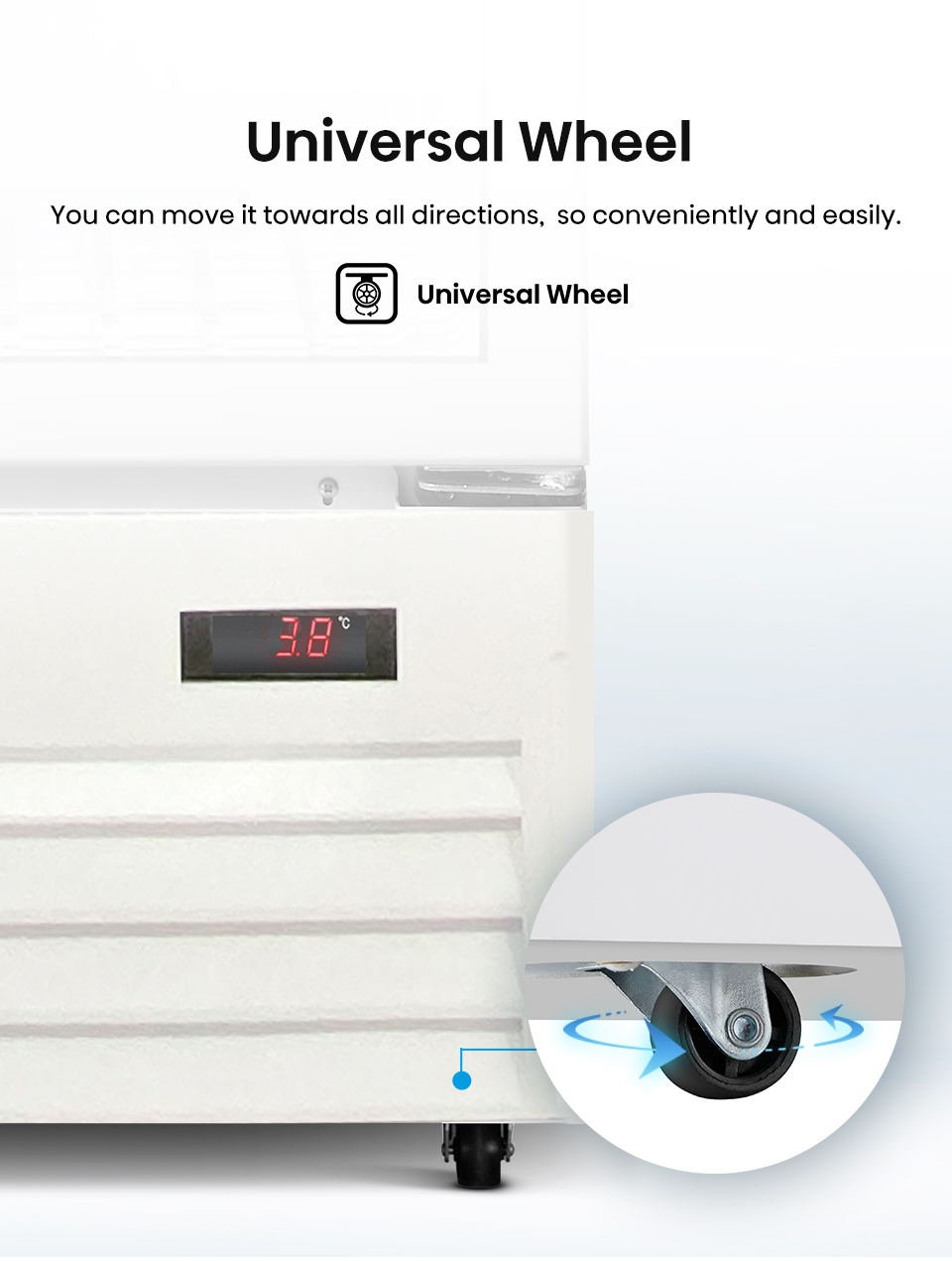Hisense 320L Commercial Showcase Chiller (EXHSC-320FLG)
