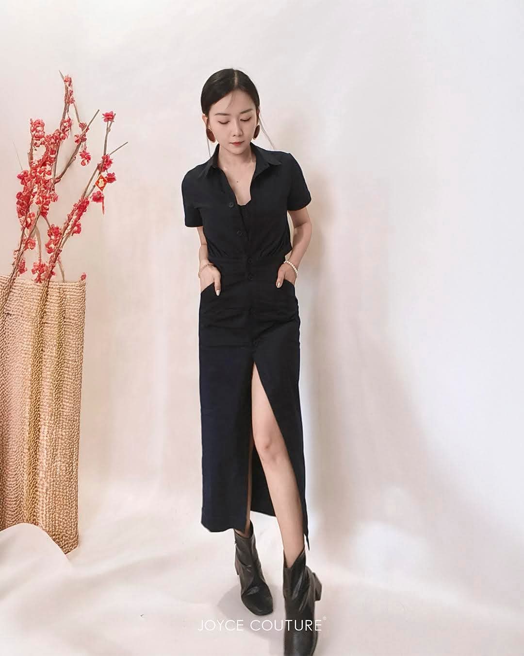 两件套连身裙 D0348