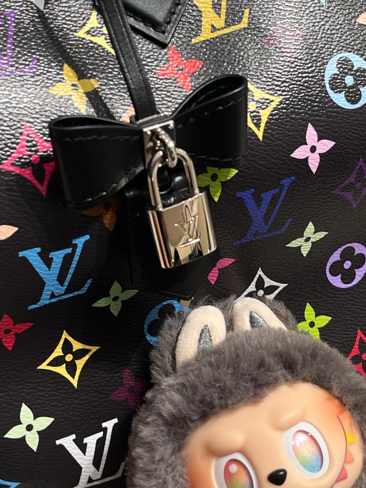 LV x TM Speedy Soft 30 M13257 村上隆黑彩花限量 Louis Vuitton x Murakami 100%Authentic, 99%New閑置品✅專門店收據✅nfc ✅dust bag ✅box