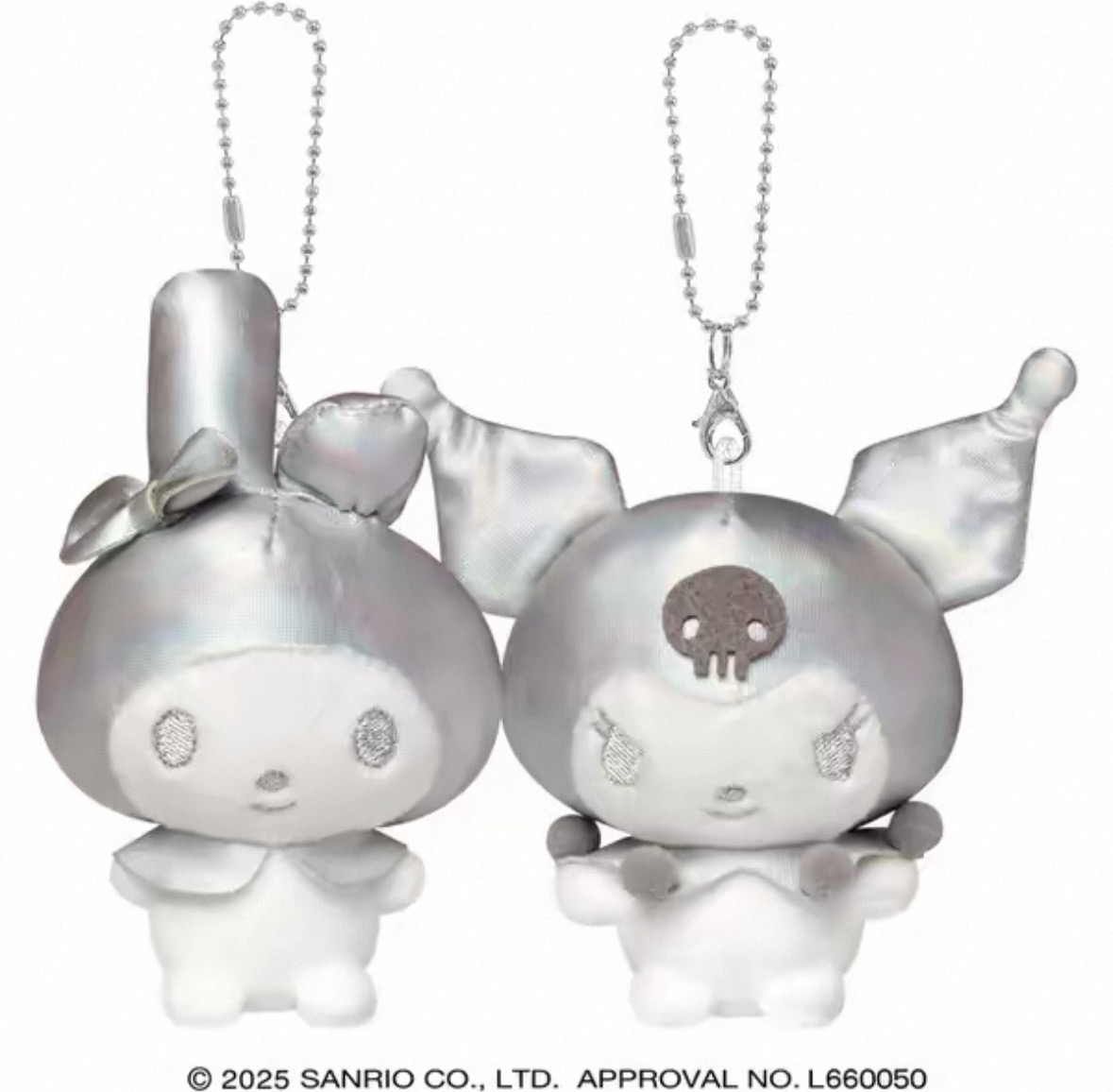 現貨｜日版 全銀系列對裝公仔吊飾🩶