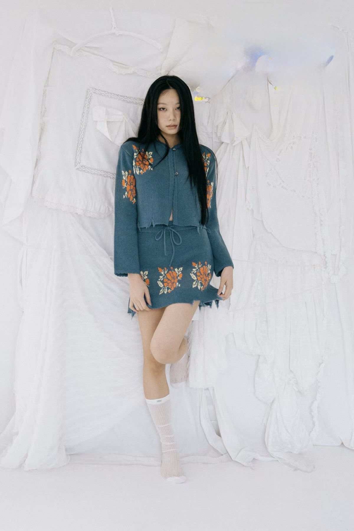 Flower cardigan