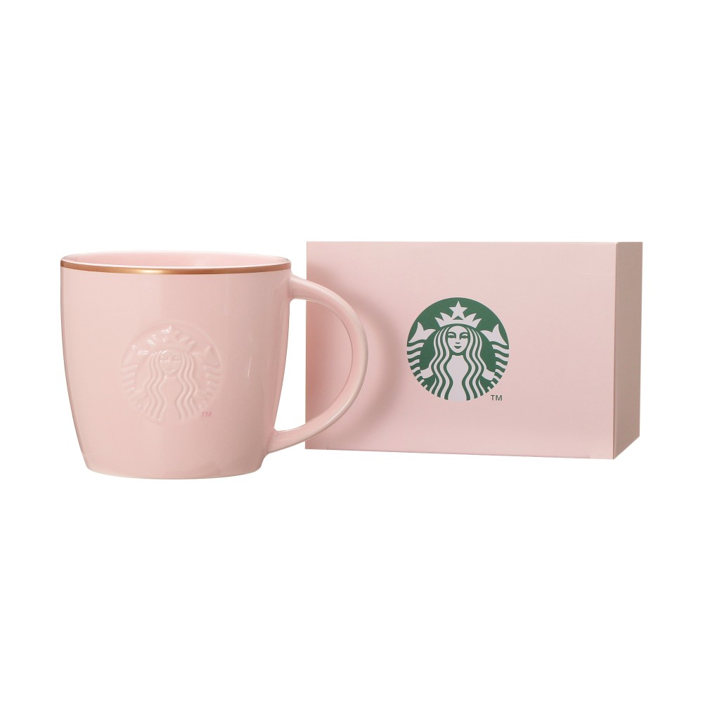 《日本🇯🇵 STARBUCKS Mother's Day 限定系列》金邊Logo馬克杯 355ml