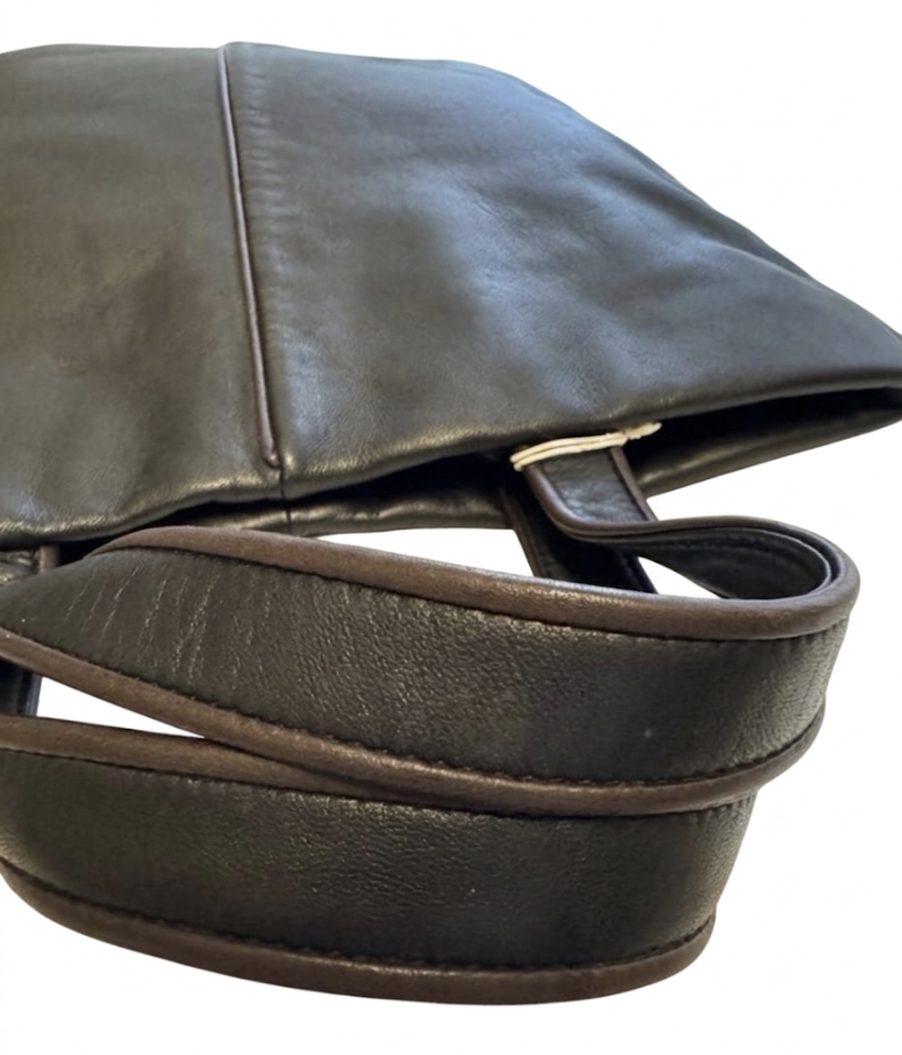 Loewe Black Leather Tote Bag