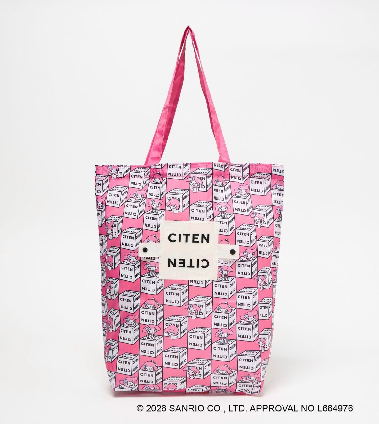 日本超人氣 CITEN  x Sanrio Characters 聯乘摺疊環保袋