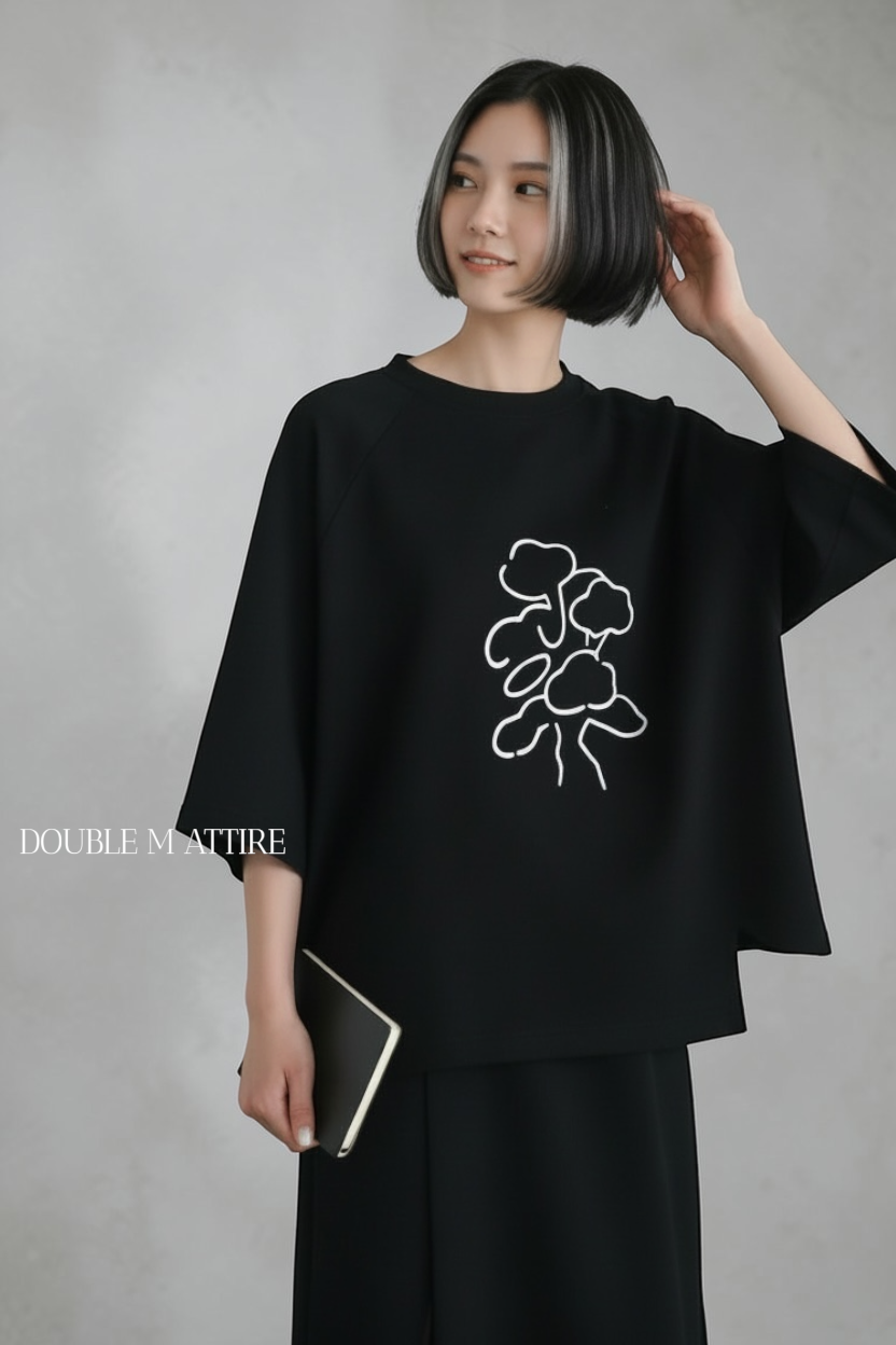 舒適空氣棉印花Tee