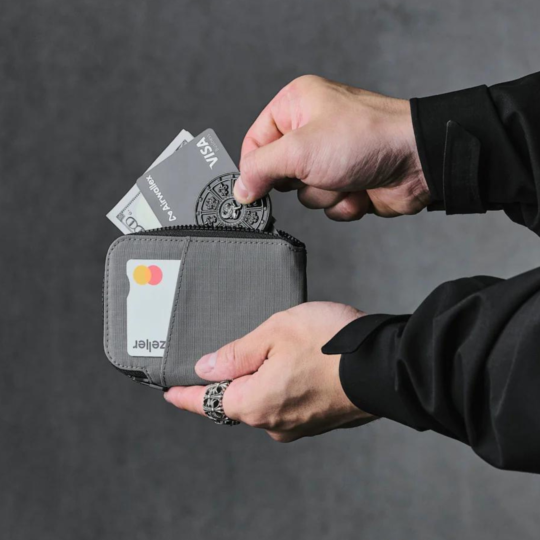 ALPAKA Zip Card Pouch 卡包 210D