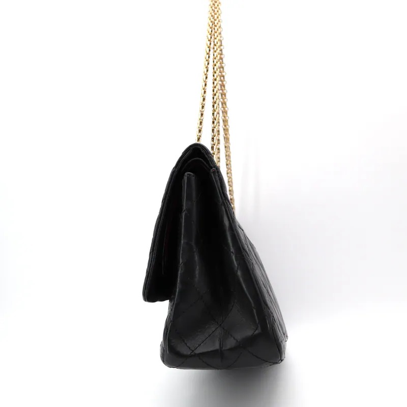 Chanel Matelasse 2.55 Maxi Double Flap Double Chain Shoulder Bag