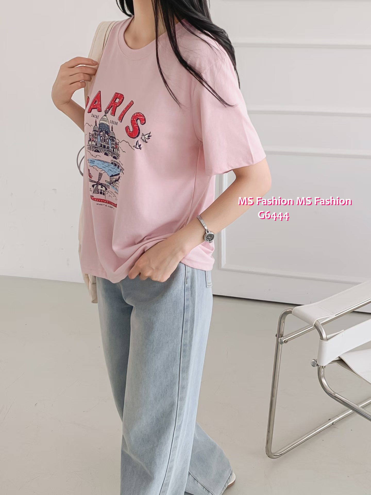 G6444 靚色靚print tee