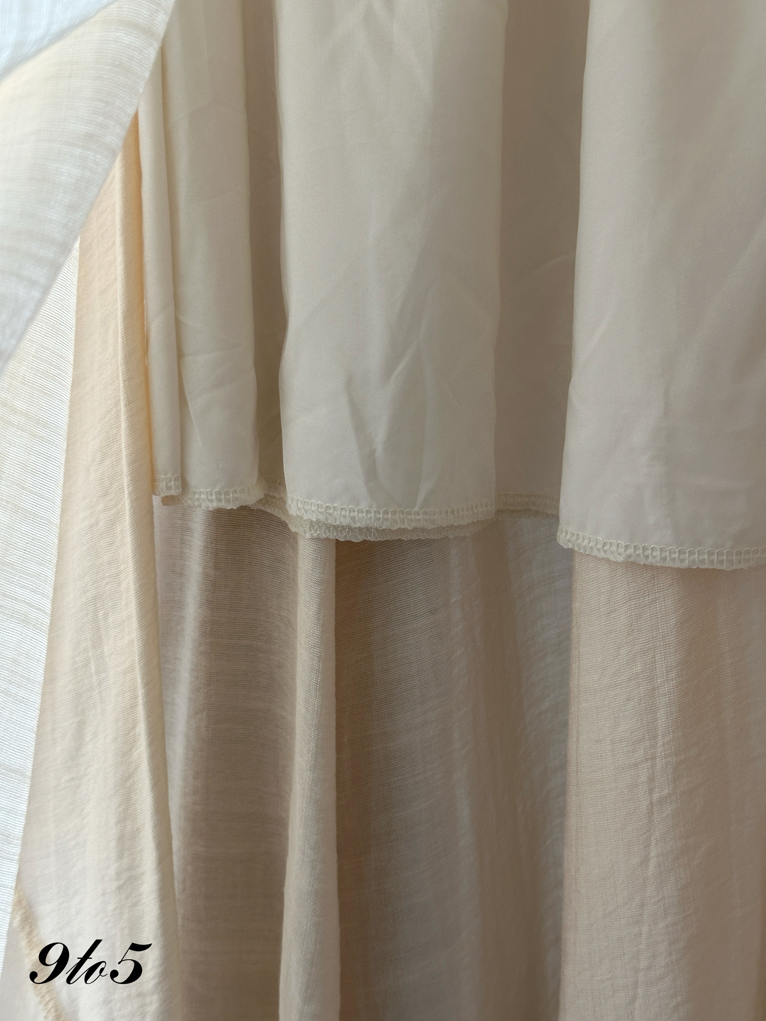 S1924 A Line Irregular Skirt - 4 Colors 