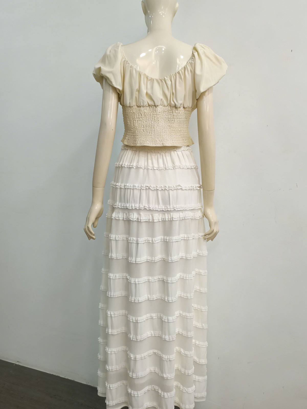 Ethereal Lace Midi Skirt M153