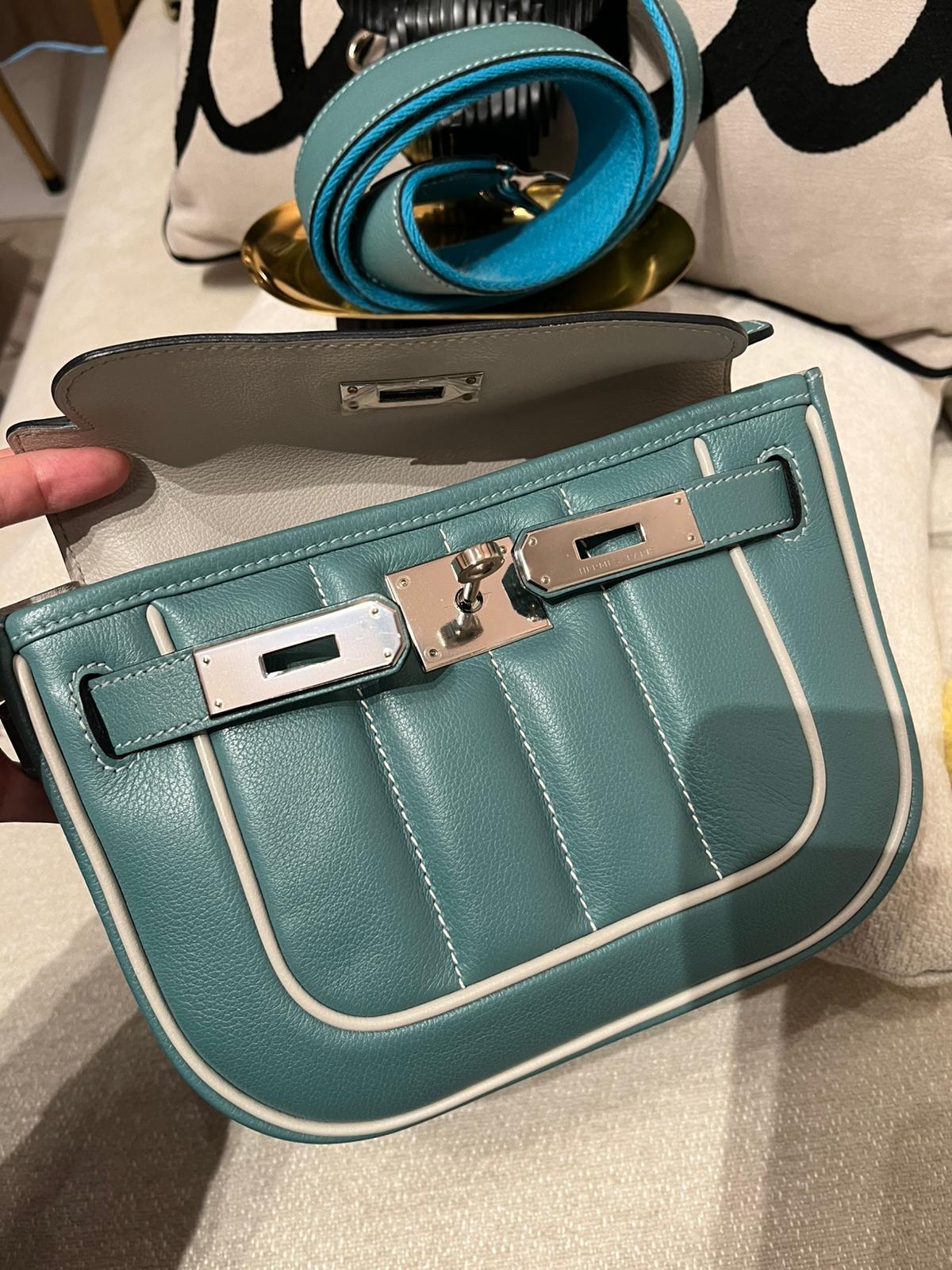  Hermes berline mini Calfskin 21cm 100%Authentic ,95%new✅dust bag✅box 