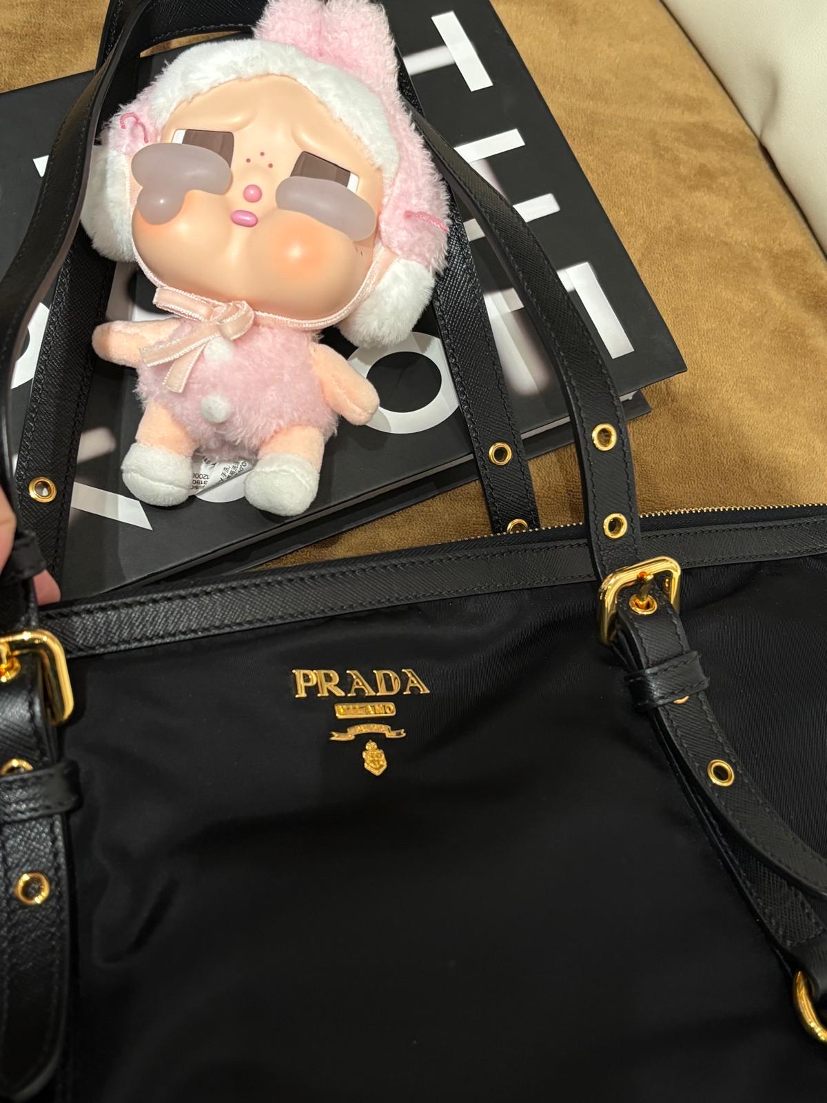 Prada Nylon 2way Tote Bag 100%Authentic, 98%New ✅Dust bag