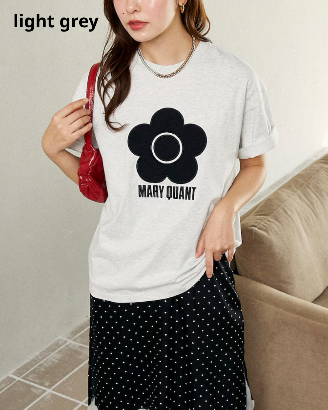 日本代購【 2026 新商品 日本直送  MARY QUANT × PUBLUX 限定聯乘  花花 T恤 Limited Collab logo tee 】