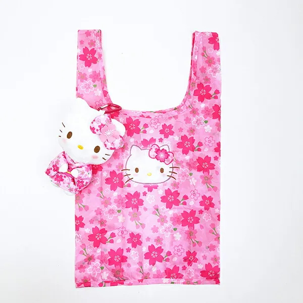 🎌日本直送🎌Hello Kitty 櫻花系列環保袋和服公仔掛飾
