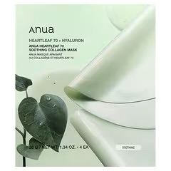 Anua 魚腥草 70 舒緩膠原蛋白面膜 1 片