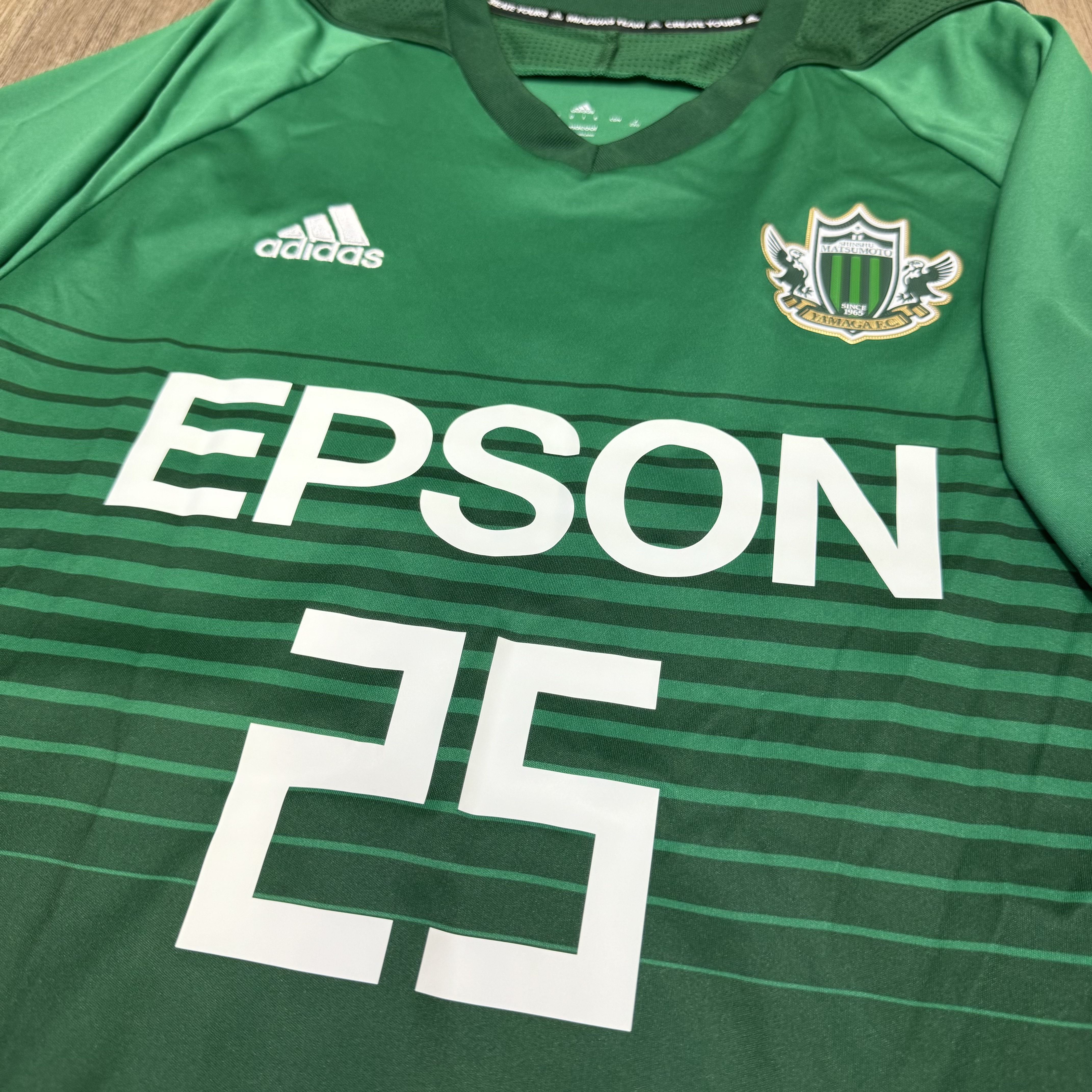 松本山雅 Matsumoto Yamaga FC 2018 home shirt #25 N.Maeda