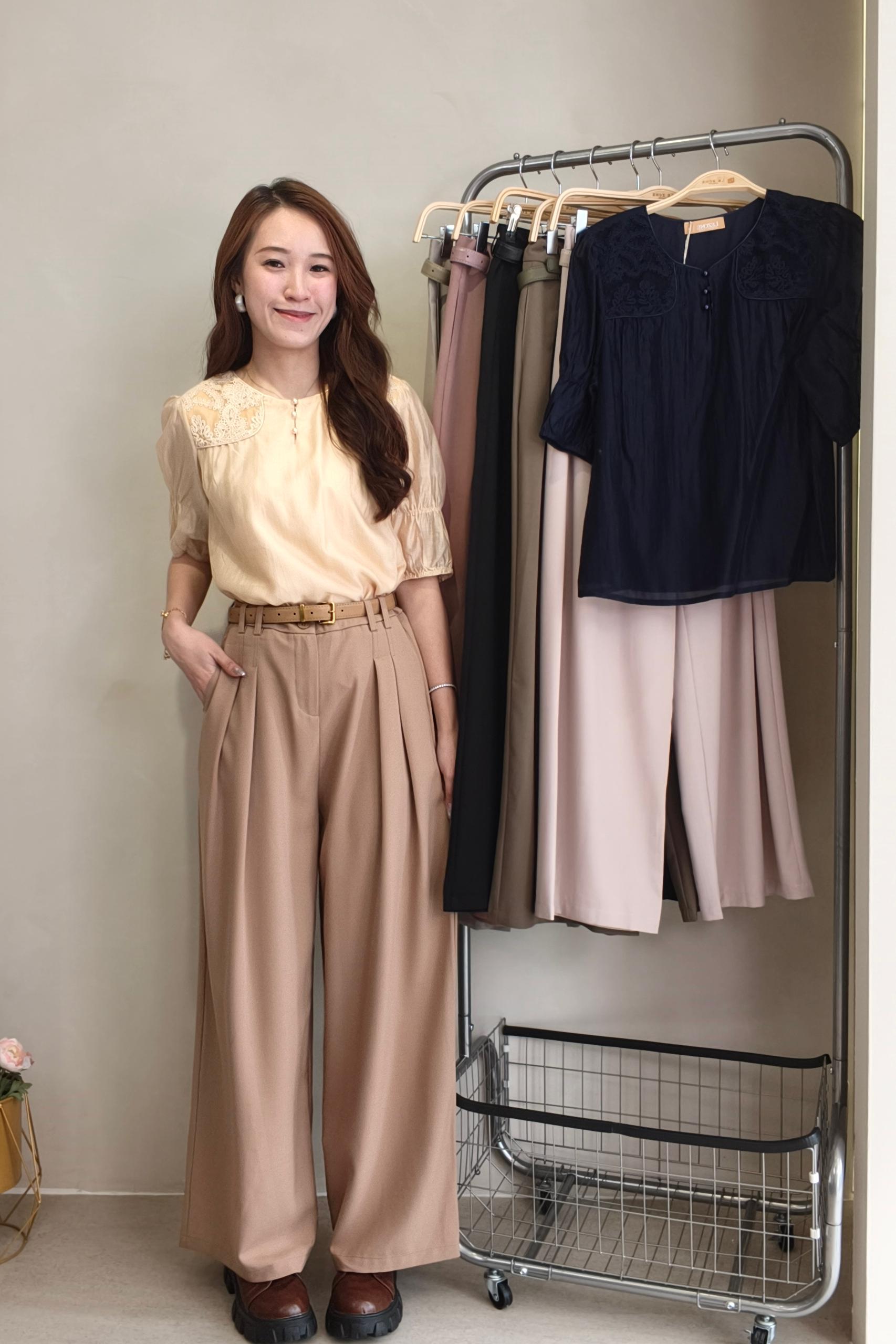 MF88106 Monroe Tailored Wide Leg Pants