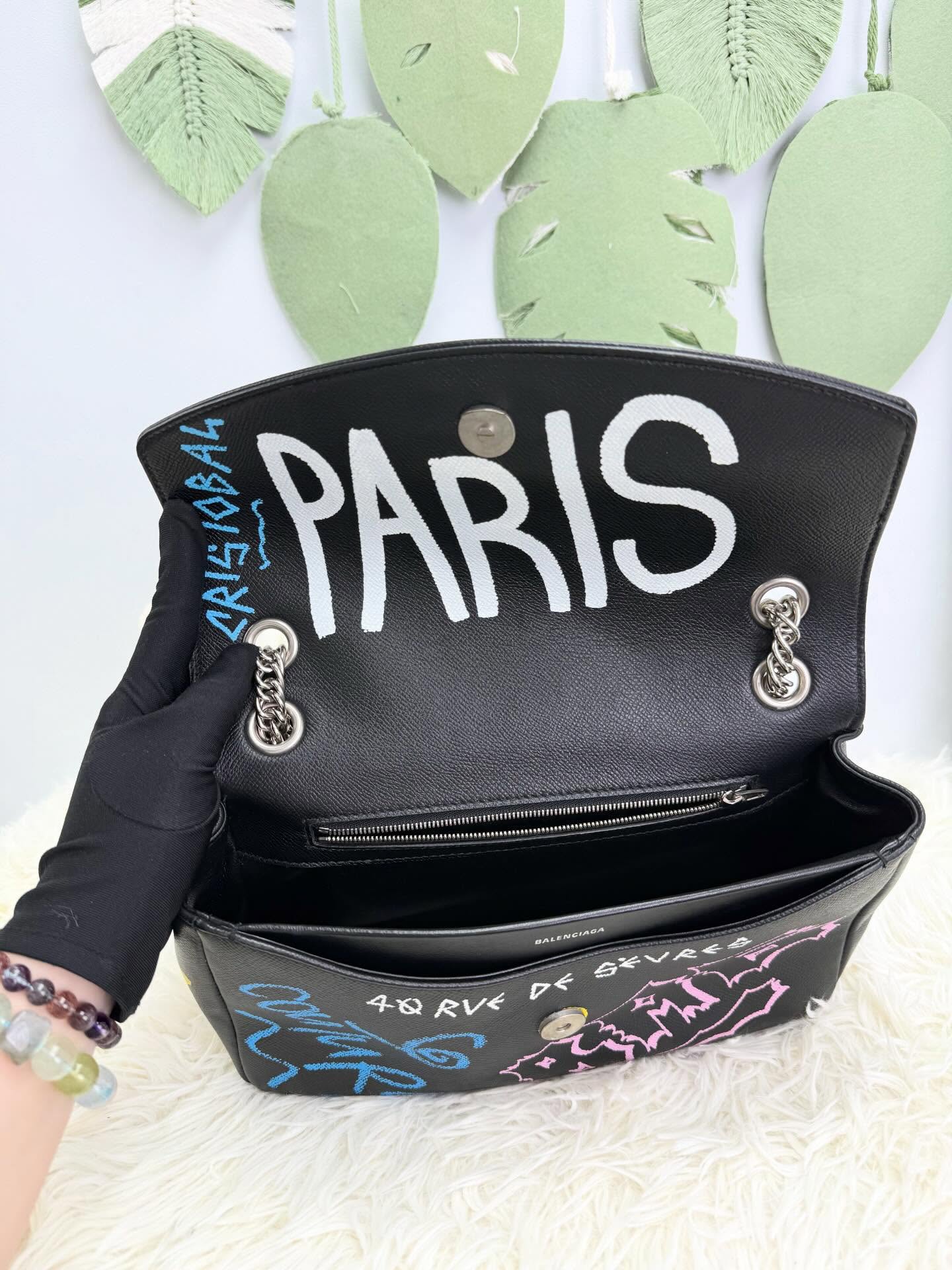 巴黎世家🖤PRE OWNED 塗鴉二合一🩷🩵 