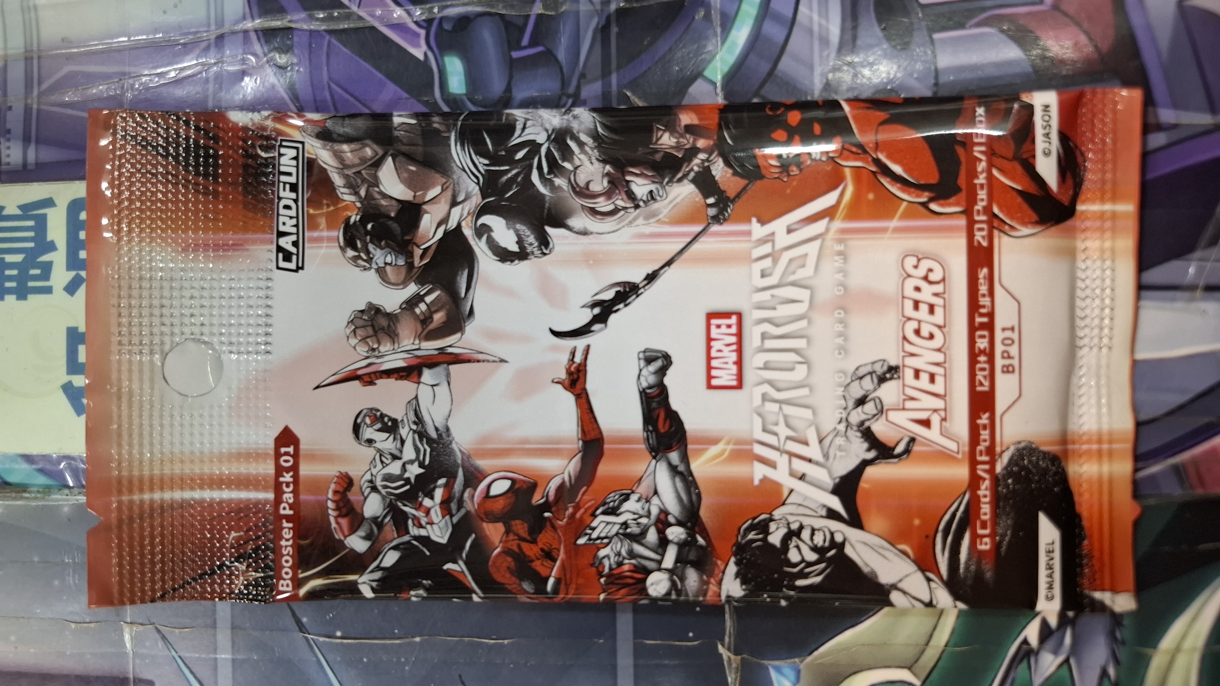 Marvel Hero Rush TCG BP01: Avengers（復仇者聯盟） 補充包 單包