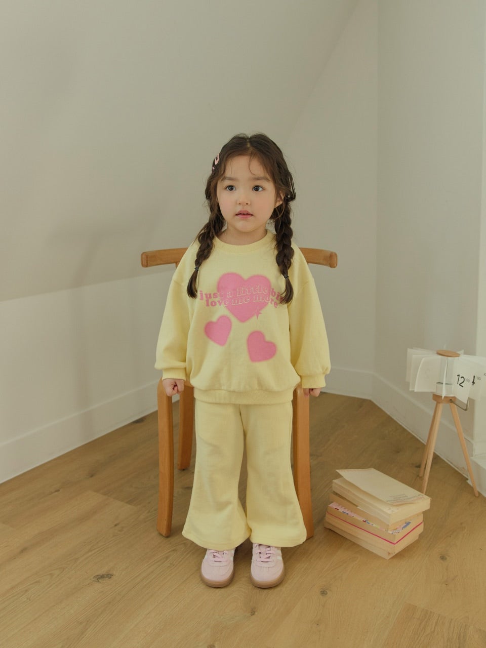 心心喇叭褲套裝 