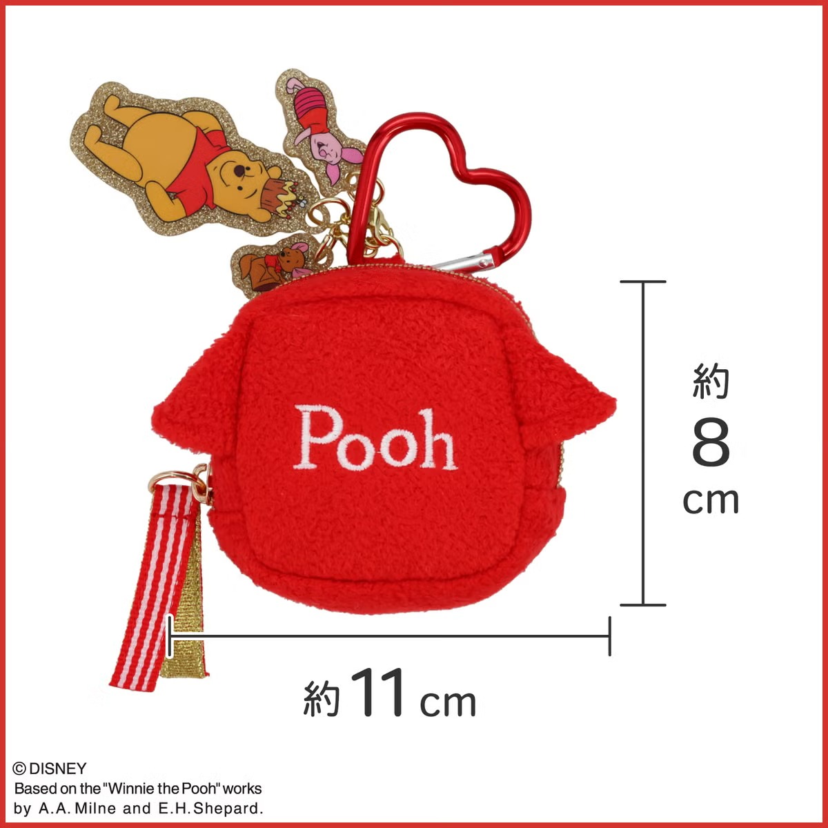 🌸 【預訂】Red Shirt Friends Series-Mini Pouch